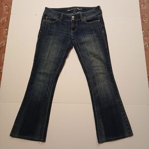 American Eagle Outfitters Dark Blue Flare Jeans